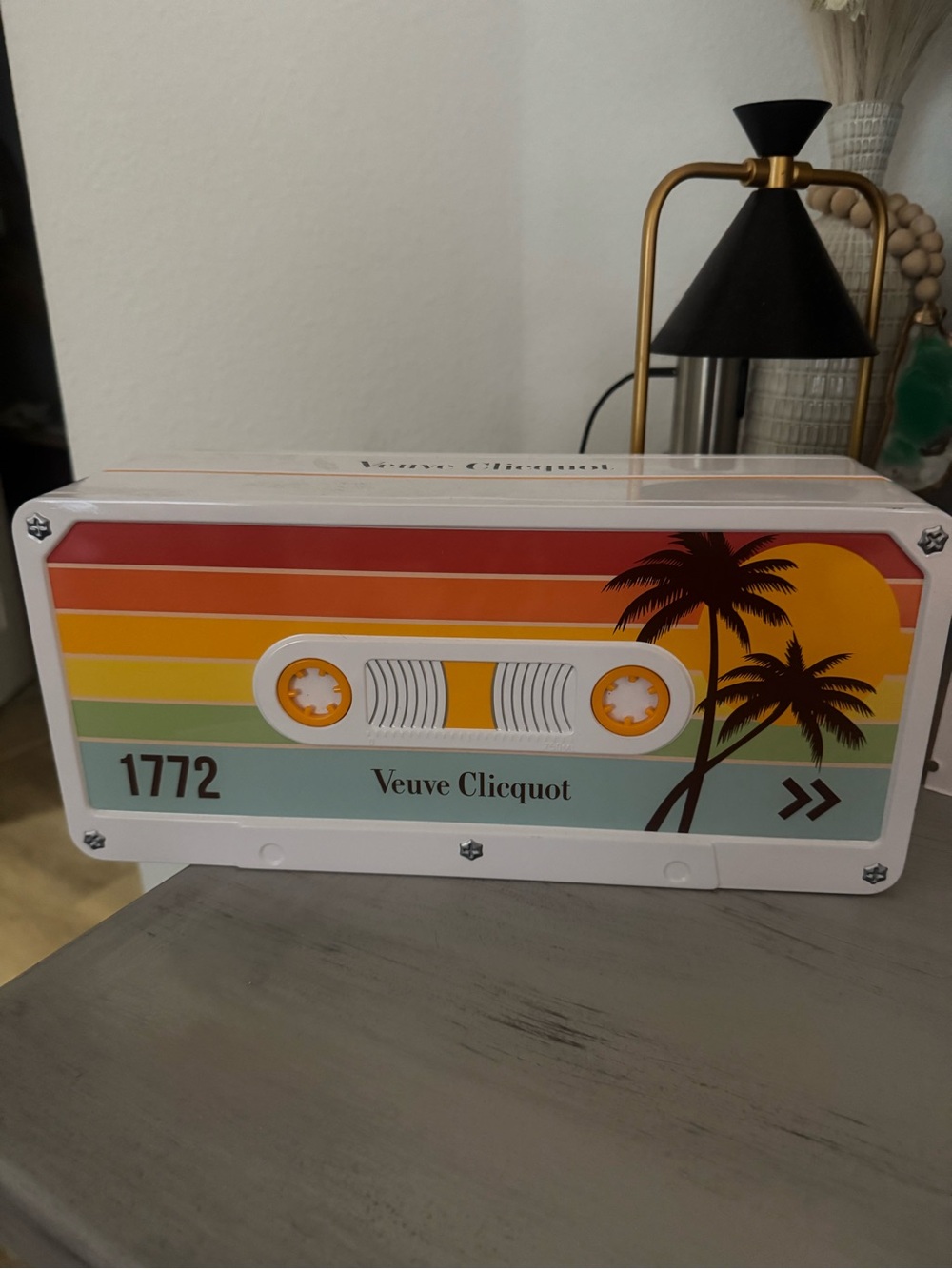 Veuve Clicquot Retro Cassette Tin - Multicolor